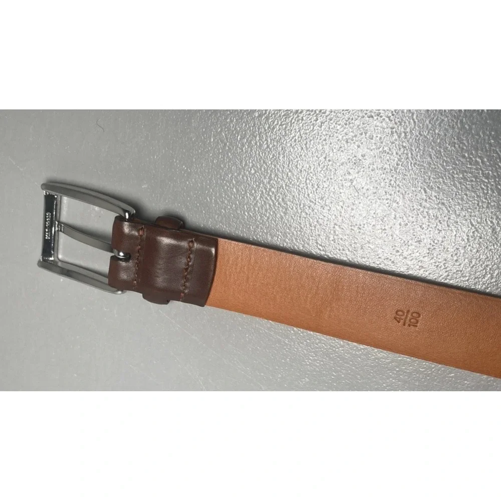 Vintage Ralph Lauren Men's Brown Leather Belt Size 40